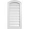 Ekena Millwork Arch Top Surface Mount PVC Gable Vent: Non-Functional, w/2"W x 1-1/2"P Brickmould Frame, 14"W x 26"H GVPAR14X2602SN - alternate 1